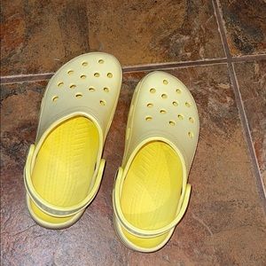 Pastel Yellow Crocs